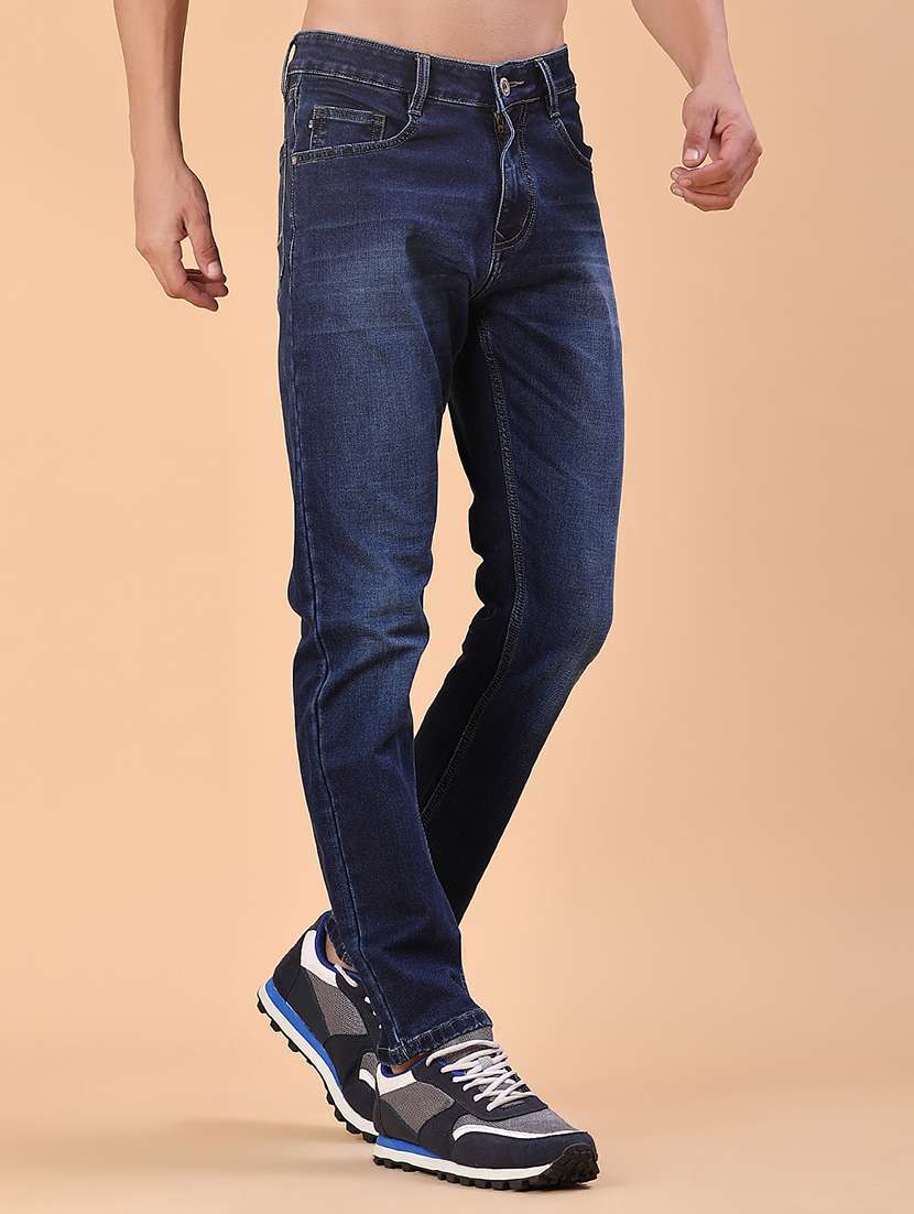 men washed mid rise full length jeans - 22063684 -  Standard Image - 1