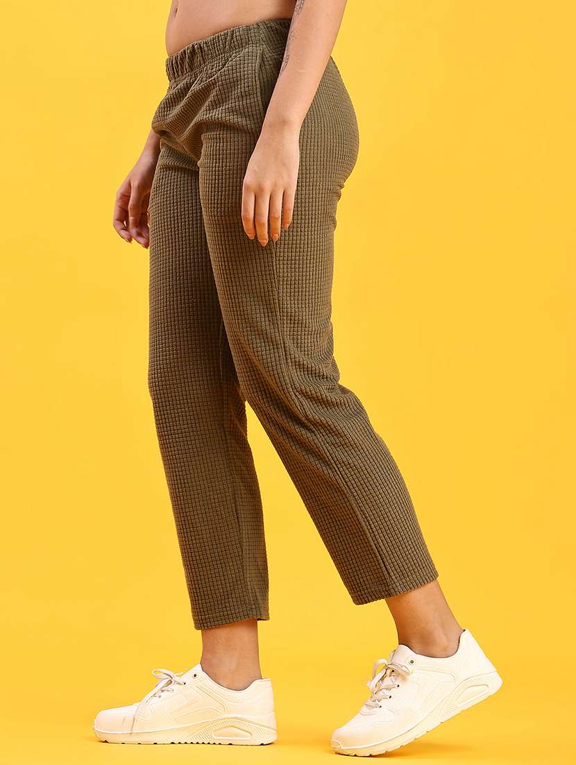 women solid mid rise pyjama - 22063786 -  Standard Image - 1