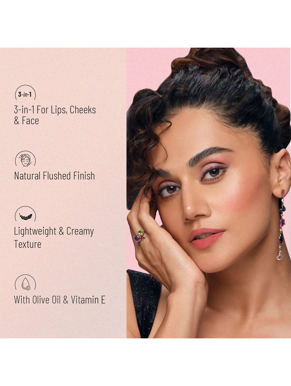 bold pink organic lip tint - 22063866 -  Standard Image - 1