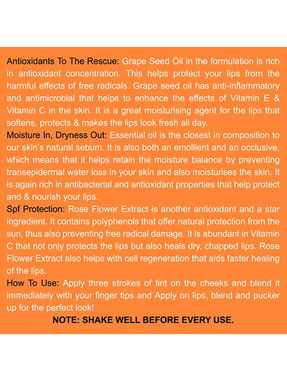 rosy cozy orange tint lip gloss - 22063870 -  Standard Image - 4