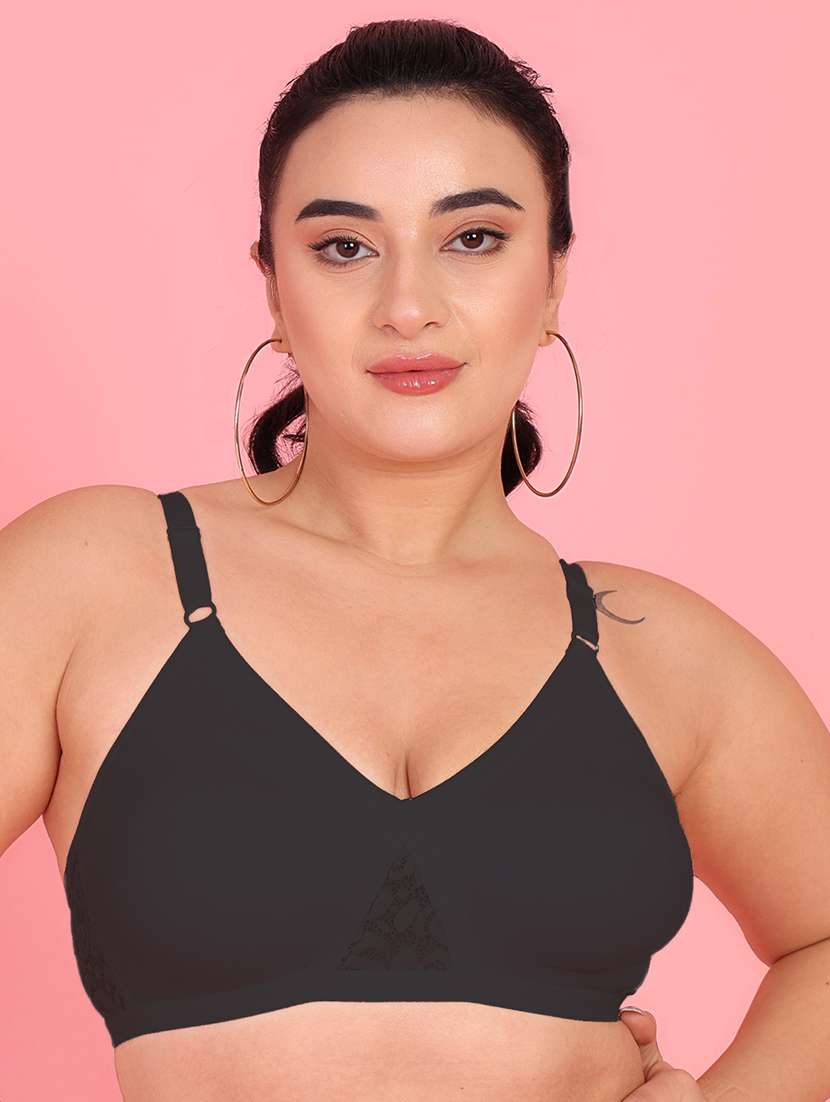 women plus size solid non padded bra - 22064190 -  Standard Image - 1