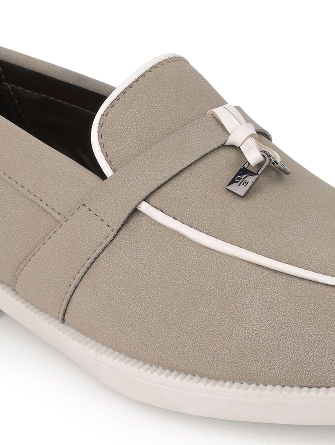 women grey slip on loafer - 22065467 - Standard Image - 4