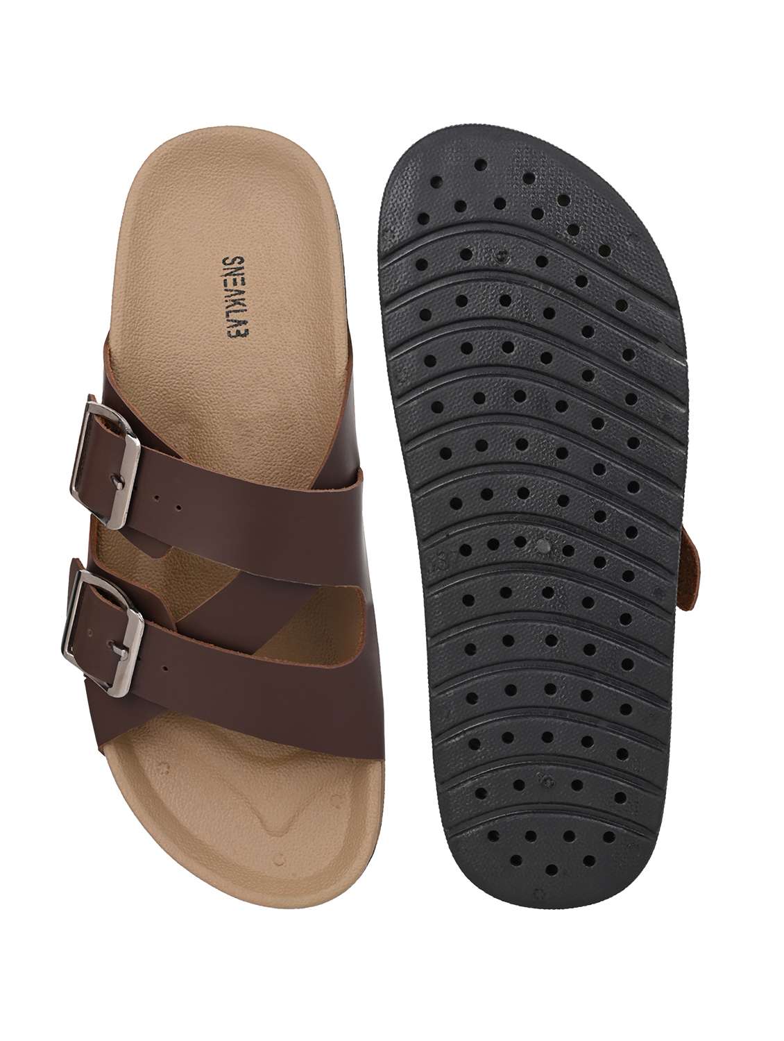 women brown slip on flats - 22065473 - Standard Image - 4