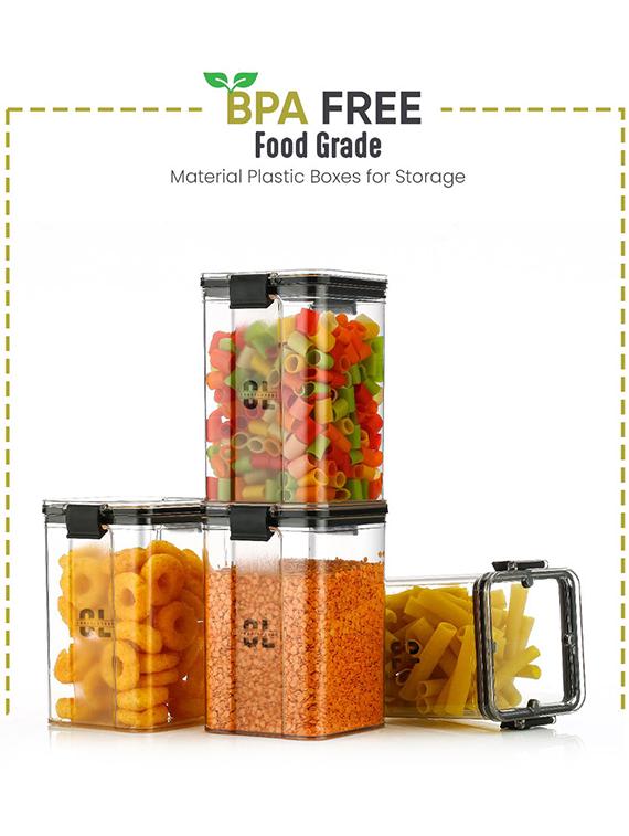 plastic storage container with lid - 22065815 -  Standard Image - 1