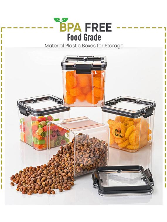 plastic storage container with lid - 22065819 -  Standard Image - 1