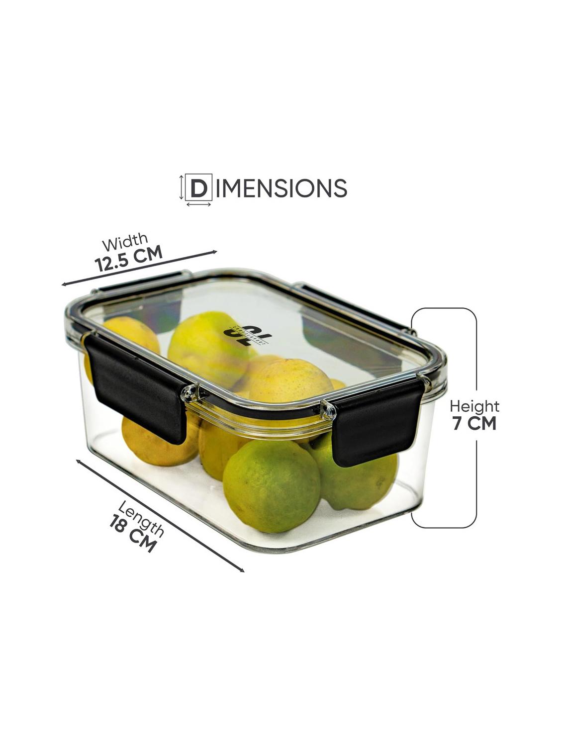 plastic storage container with lid for fridge - 22065823 -  Standard Image - 1