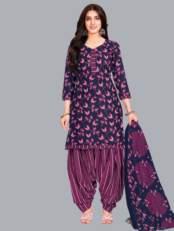 women printed unstitched salwar suit set - 22065920 - Zoom Image - 0