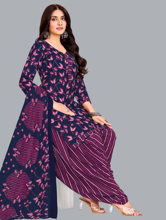 women printed unstitched salwar suit set - 22065920 - Standard Image - 1