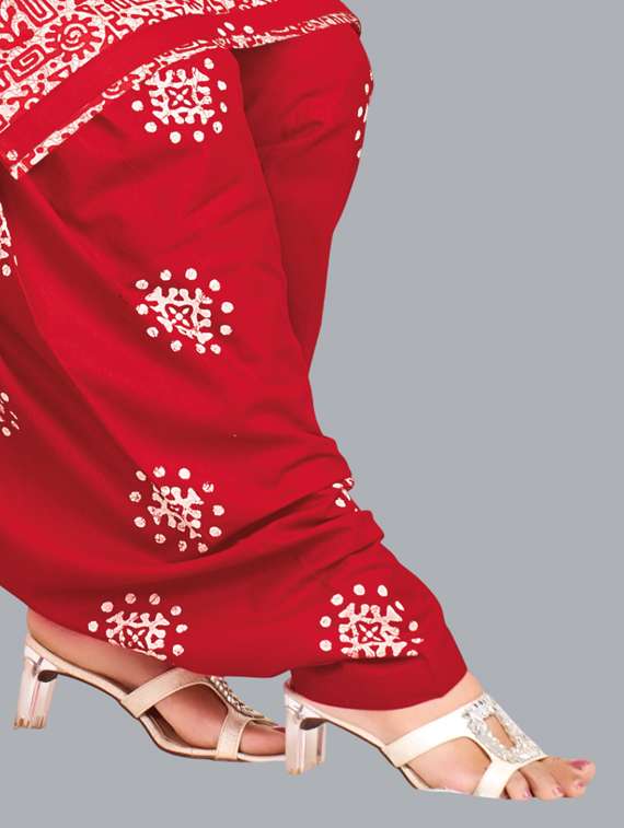 women printed unstitched salwar suit set - 22065929 - Standard Image - 4