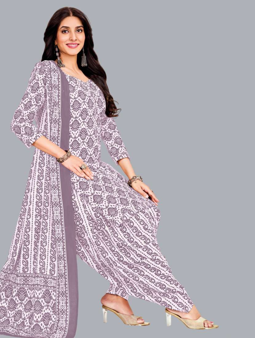 women printed unstitched salwar suit set - 22065933 -  Standard Image - 1