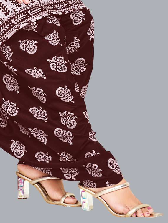 women printed unstitched salwar suit set - 22065936 -  Standard Image - 4