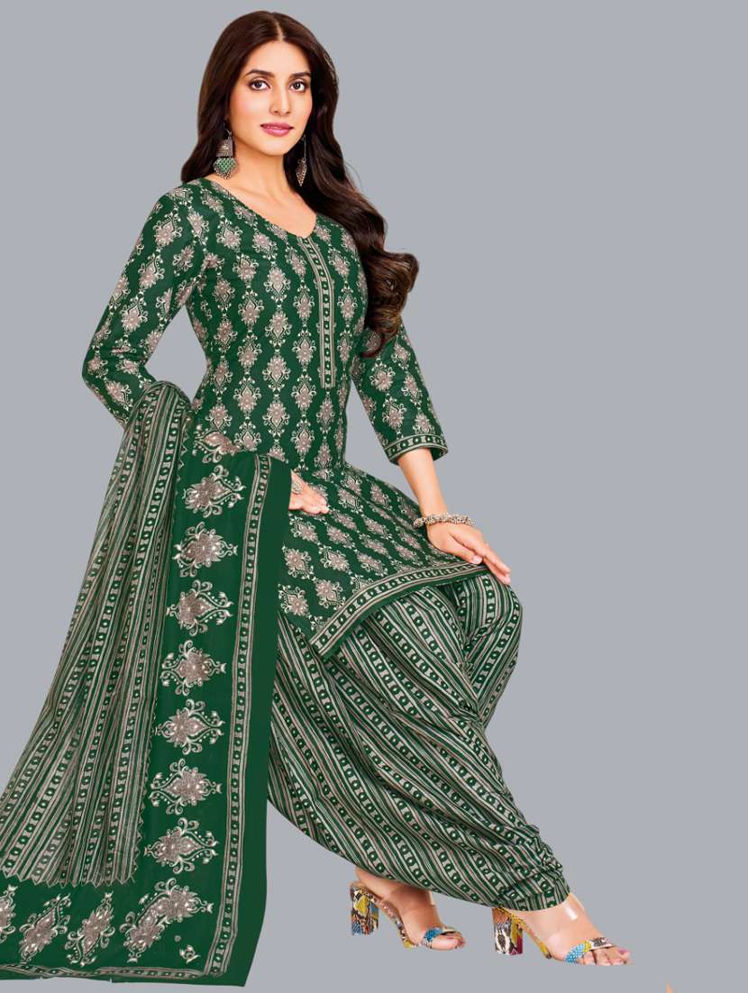women printed unstitched salwar suit set - 22065939 - Standard Image - 1
