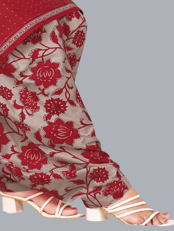 women printed unstitched salwar suit set - 22065941 -  Standard Image - 4