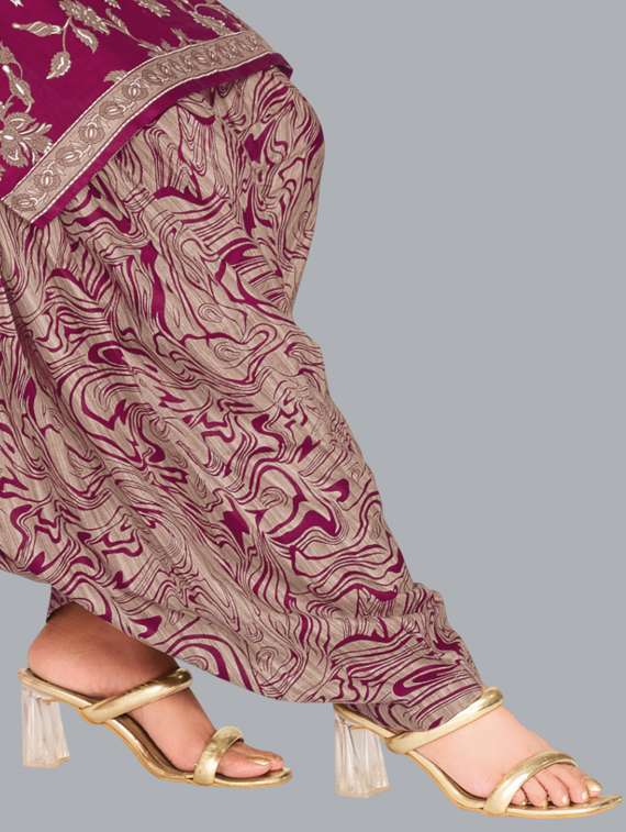 women floral printed unstitched salwar suit set - 22065942 -  Standard Image - 4