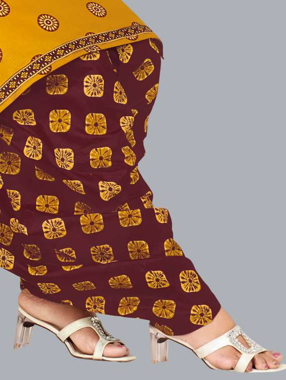 women printed unstitched salwar suit set - 22065944 -  Standard Image - 4