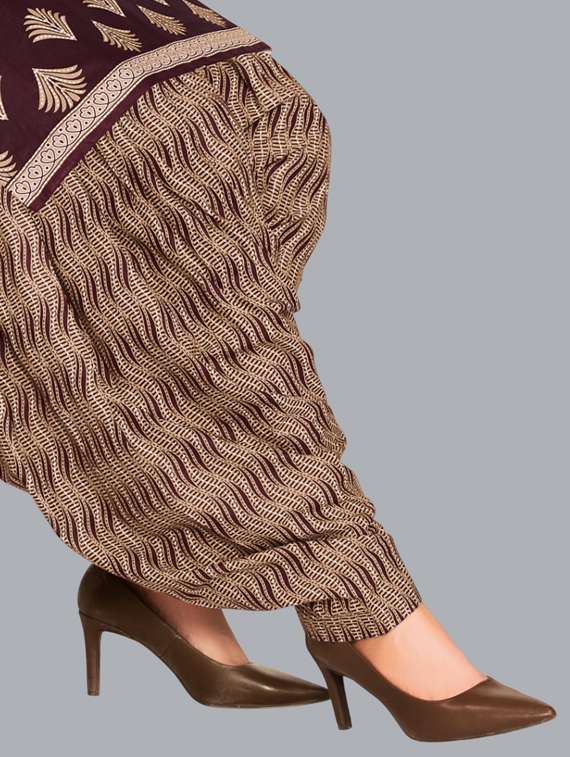 women printed unstitched salwar suit set - 22065945 -  Standard Image - 4