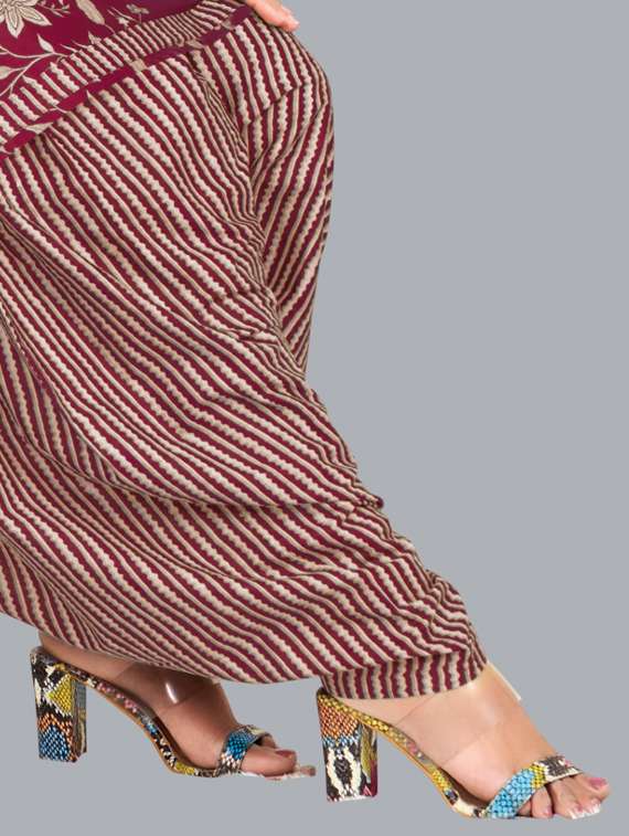 women floral printed unstitched salwar suit set - 22065947 -  Standard Image - 4