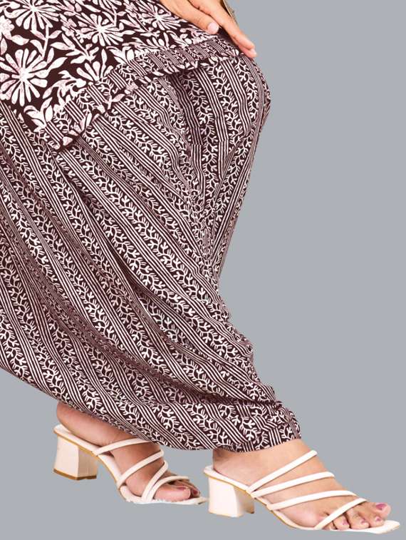 women floral printed unstitched salwar suit set - 22065951 -  Standard Image - 4