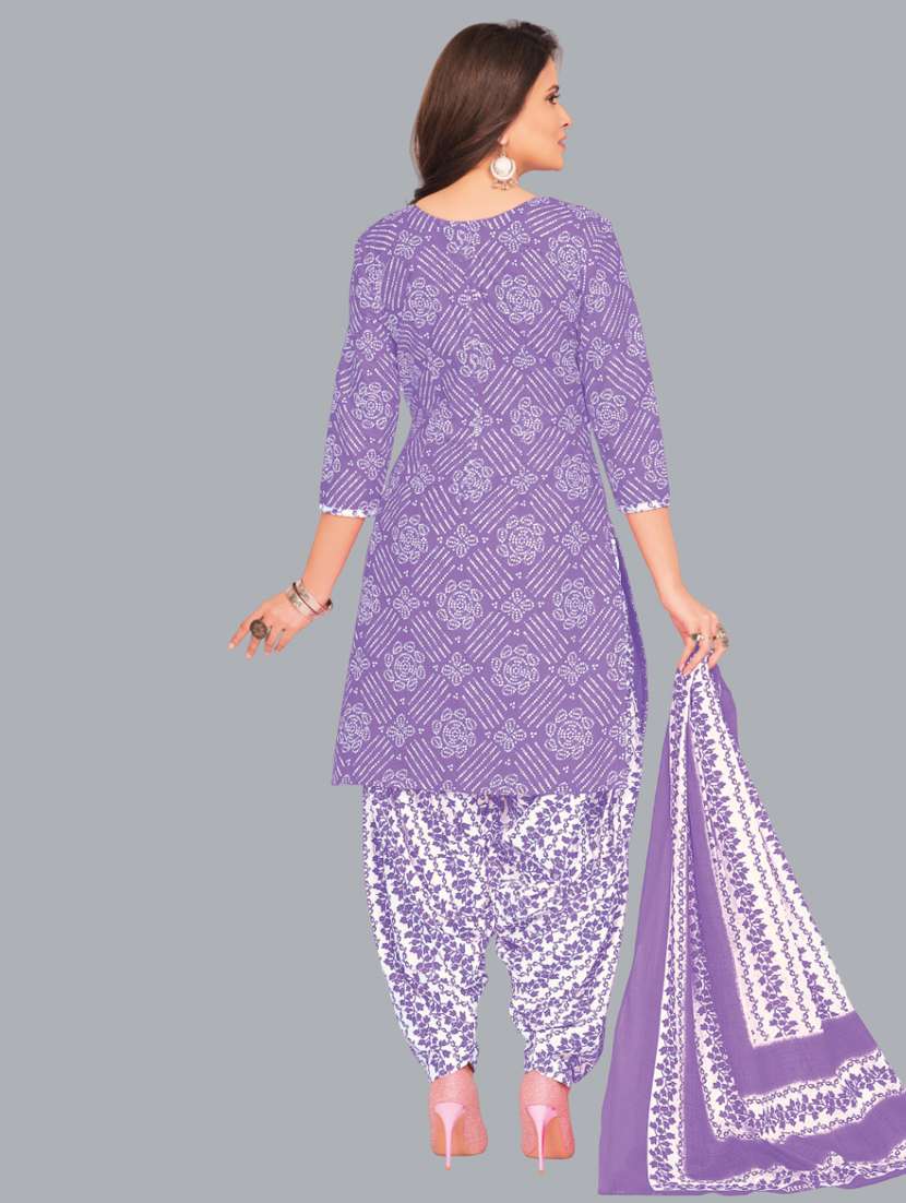 women printed unstitched salwar suit set - 22065953 -  Standard Image - 1