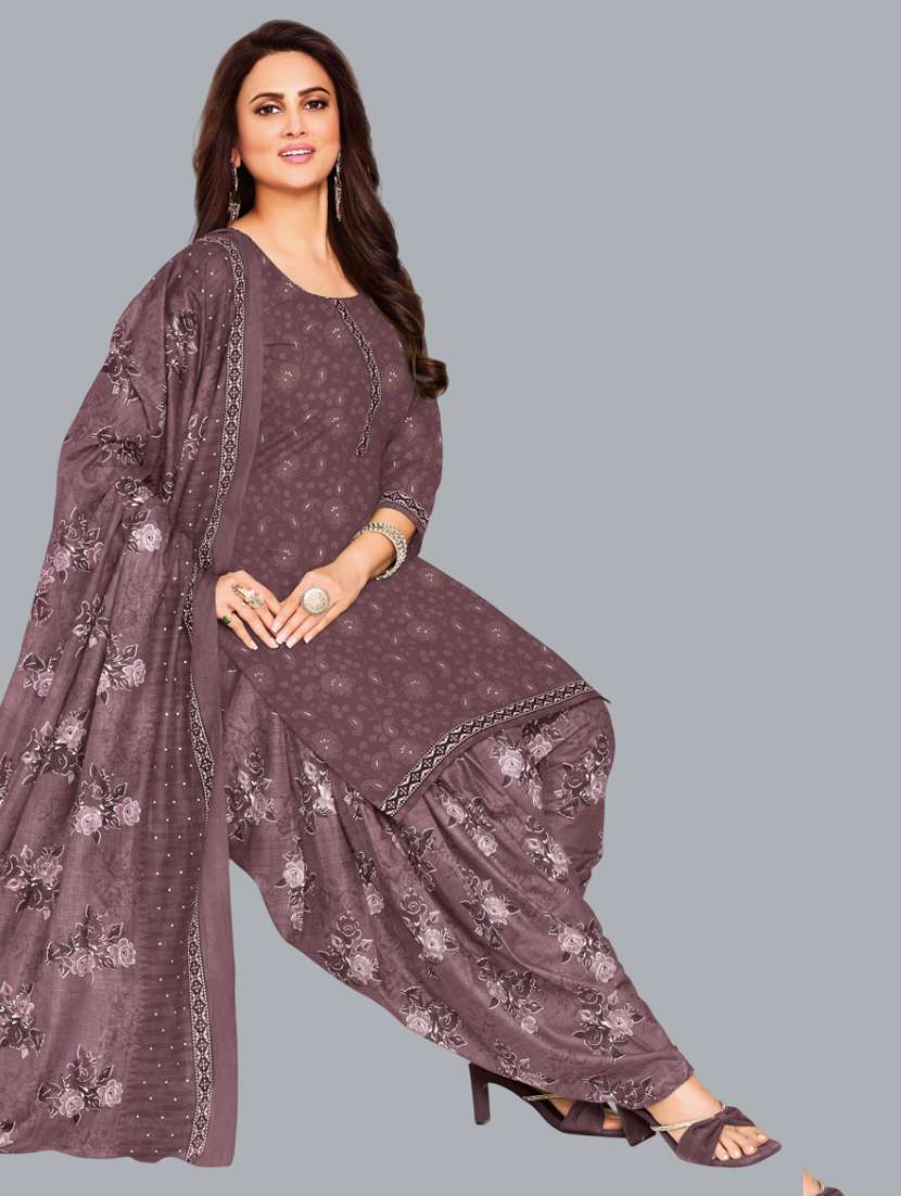 women printed unstitched salwar suit set - 22065955 - Standard Image - 1