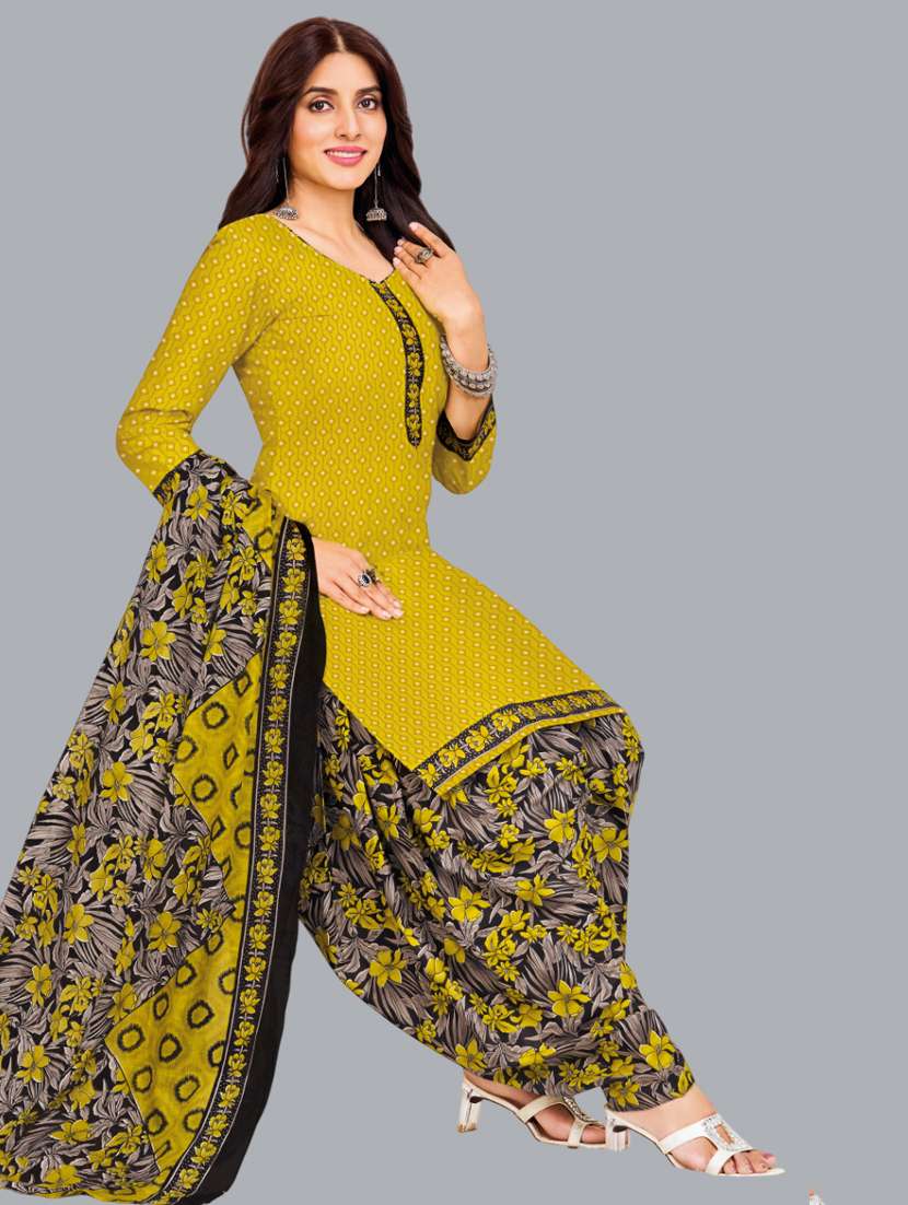 women printed unstitched salwar suit set - 22065964 -  Standard Image - 1