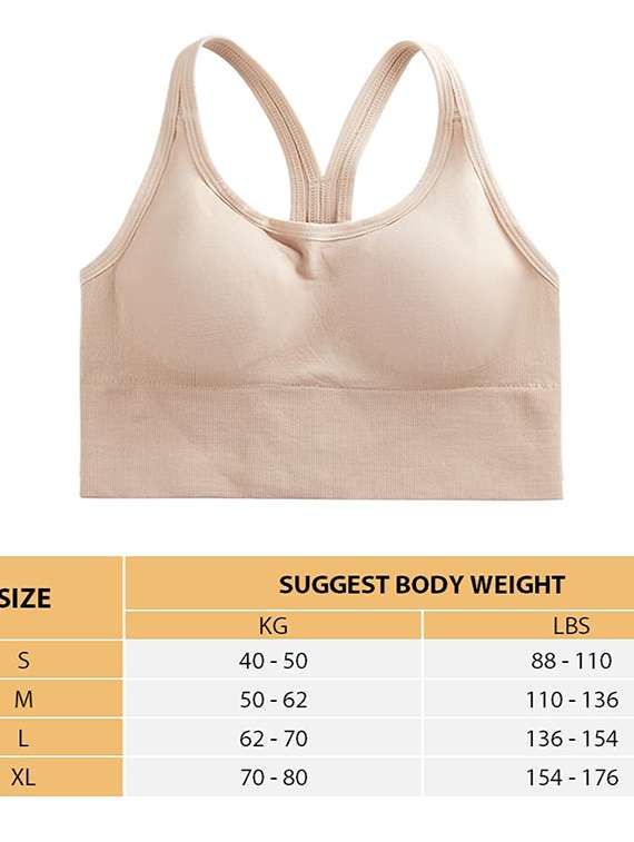 women solid lightly padded sports bra - 22065985 -  Standard Image - 4