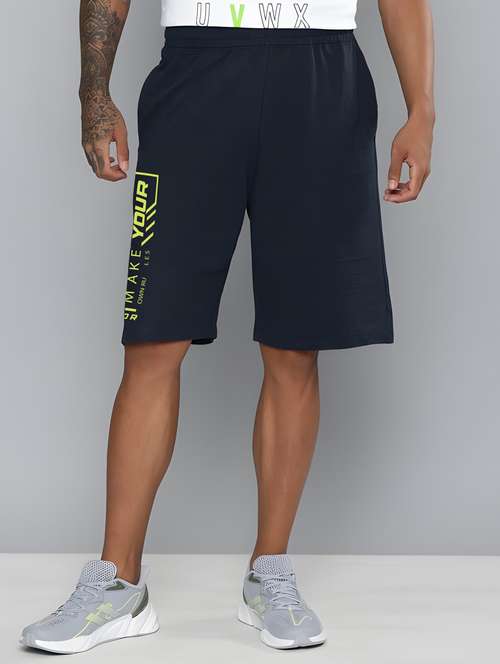 men printed mid rise regular fit shorts - 22065997 - Standard Image - 0