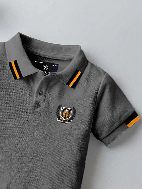 boys pack of 2 solid mid rise regular fit polo shorts - 22066010 -  Standard Image - 4