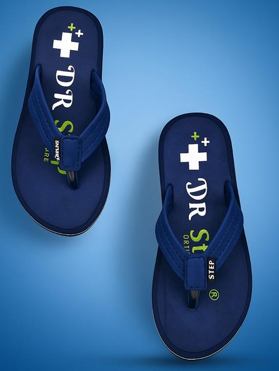women blue printed slipper - 22066275 -  Standard Image - 1