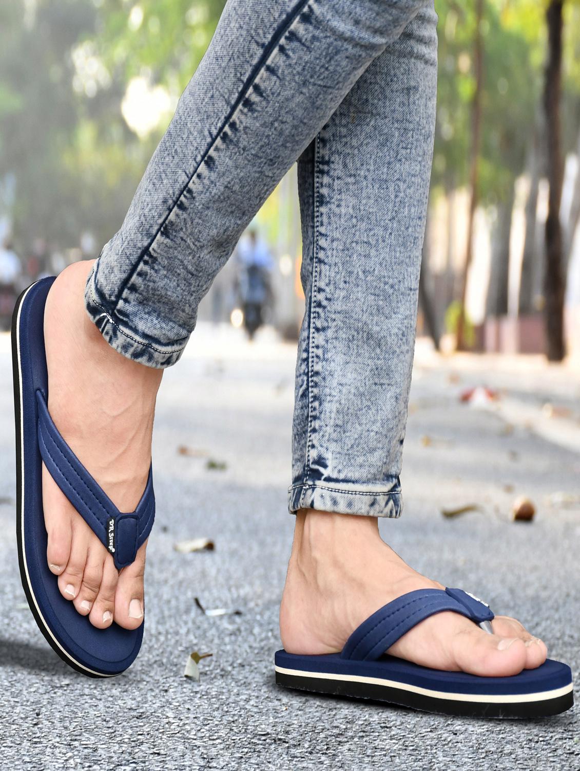women blue printed slipper - 22066275 - Standard Image - 4