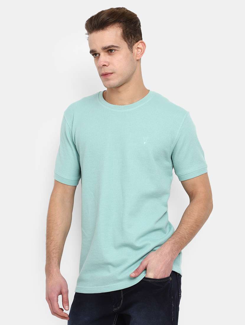 men solid short sleeve regular fit t-shirt - 22066277 -  Standard Image - 1