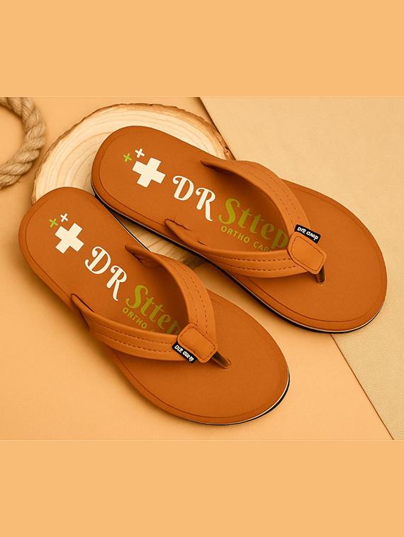men printed slip on flip flop - 22066279 - Standard Image - 1