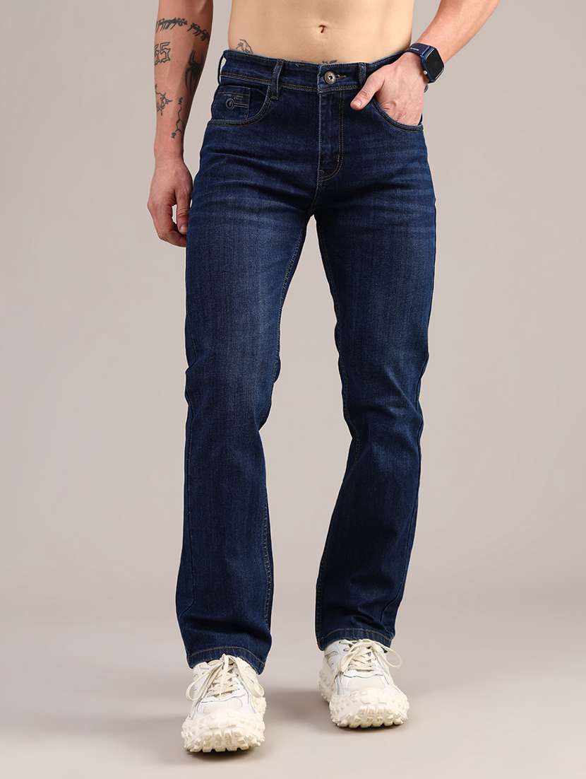 men solid mid rise slim fit jean - 22067166 -  Standard Image - 1