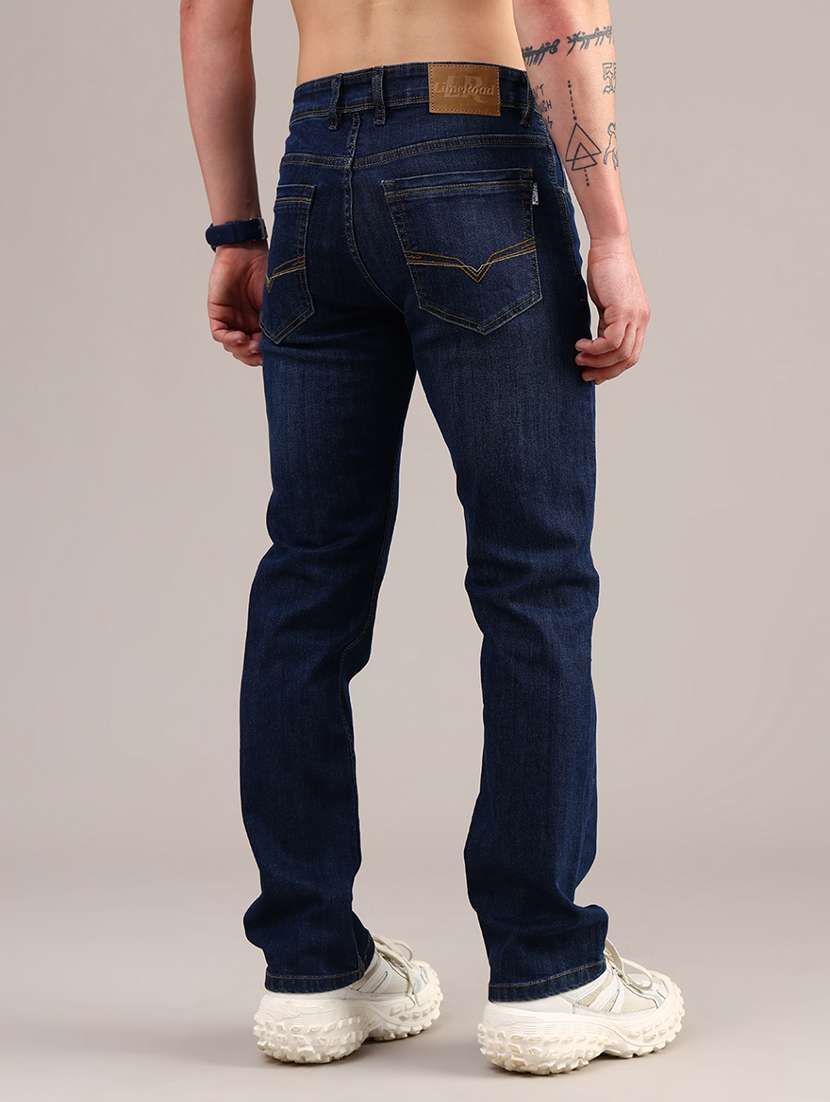 men solid mid rise slim fit jean - 22067166 -  Standard Image - 4