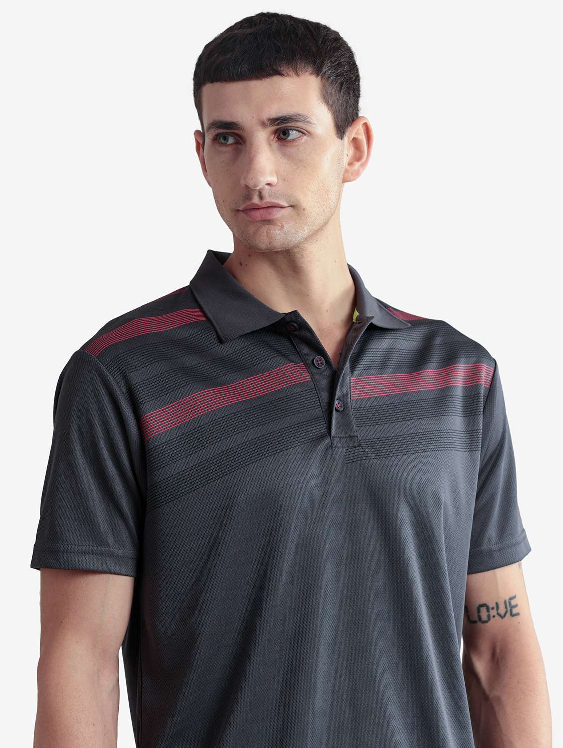 men printed short sleeve regular fit polo t-shirt - 22067480 - Standard Image - 4