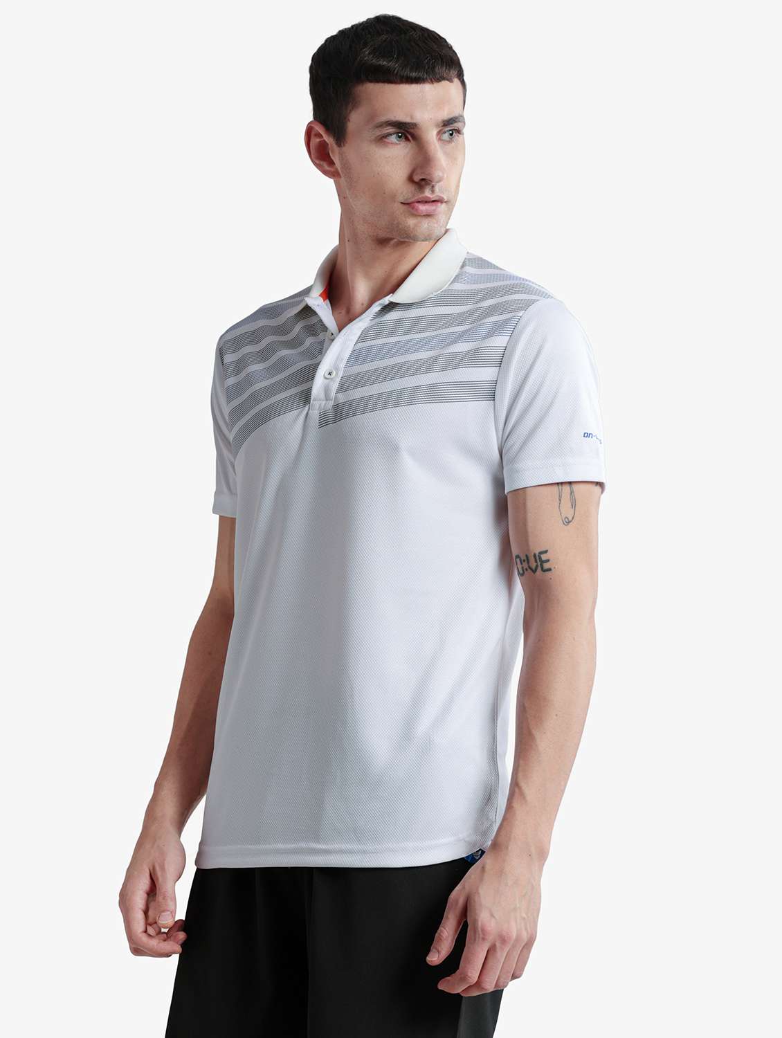 men printed short sleeve regular fit polo t-shirt - 22067481 - Standard Image - 1