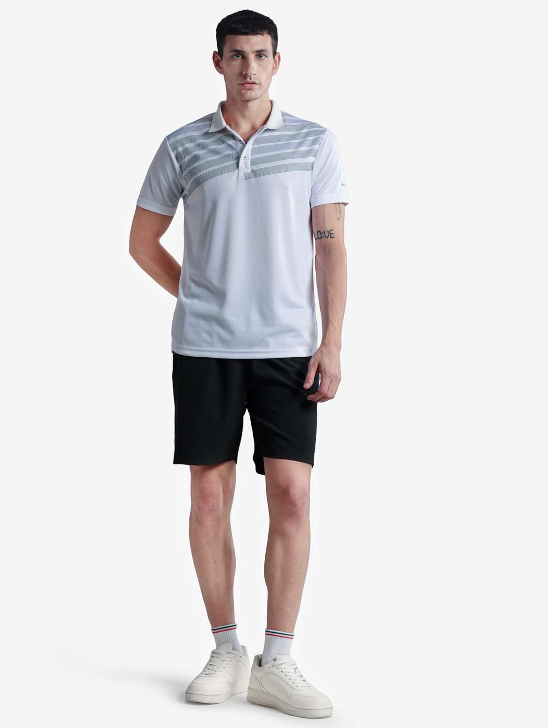 men printed short sleeve regular fit polo t-shirt - 22067481 - Standard Image - 4