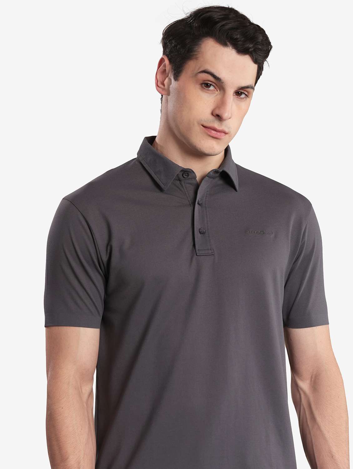 men solid short sleeve regular fit polo t-shirt - 22067482 - Standard Image - 1