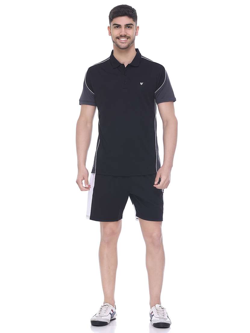 men color blocked short sleeve regular fit polo t-shirt - 22067485 -  Standard Image - 4