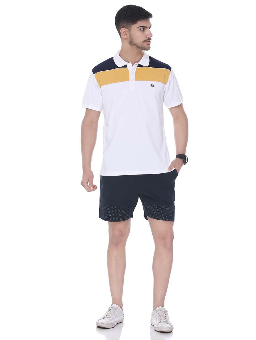 men color blocked short sleeve regular fit polo t-shirt - 22067487 - Standard Image - 4