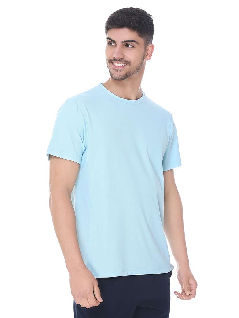 men solid short sleeve regular fit t-shirt - 22067497 -  Standard Image - 1