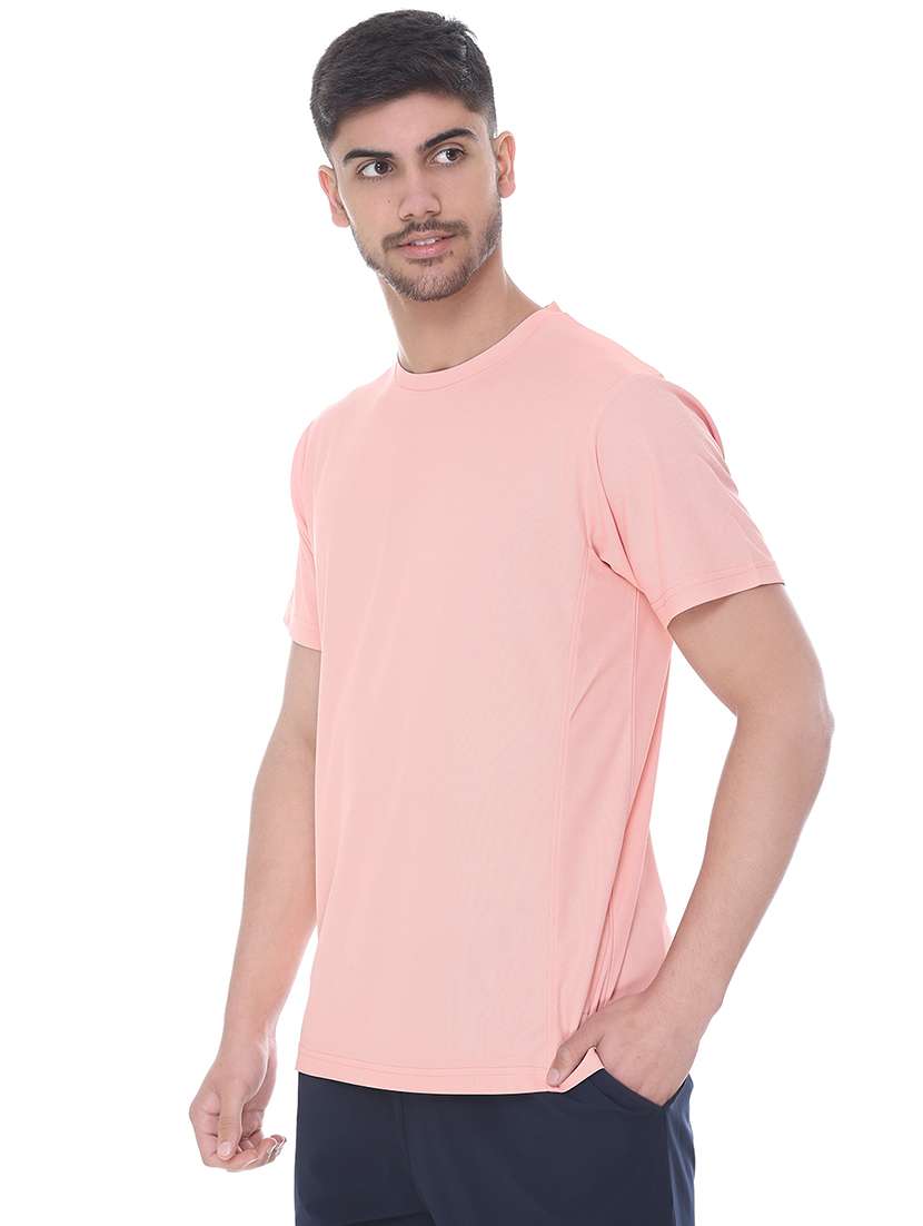 men solid short sleeve regular fit t-shirt - 22067499 -  Standard Image - 1