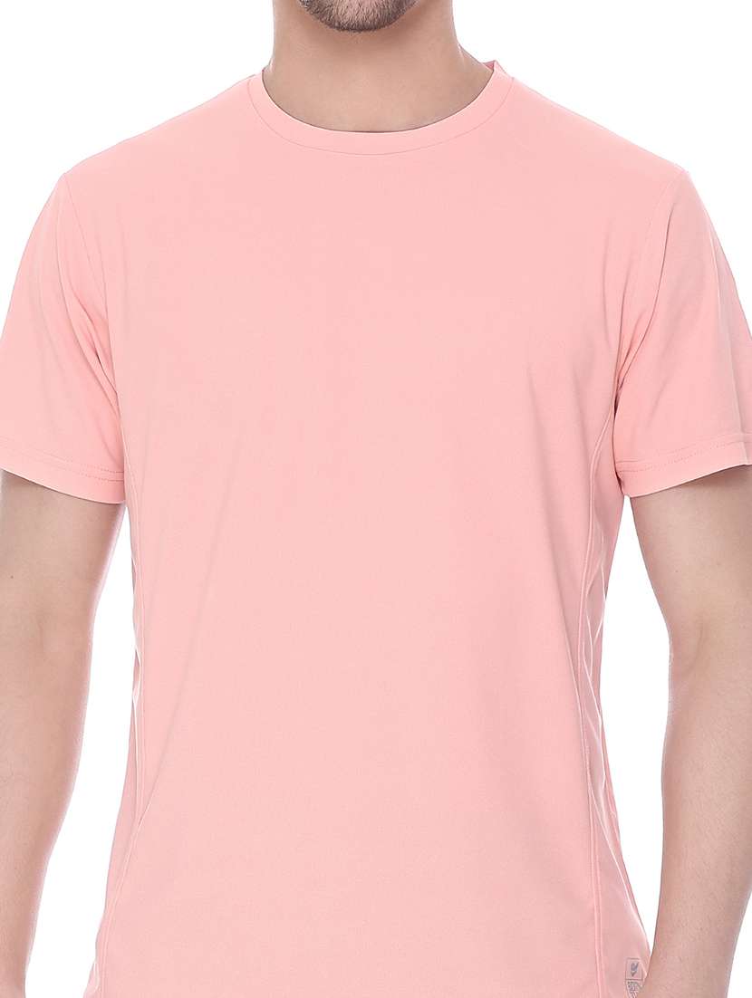 men solid short sleeve regular fit t-shirt - 22067499 -  Standard Image - 4