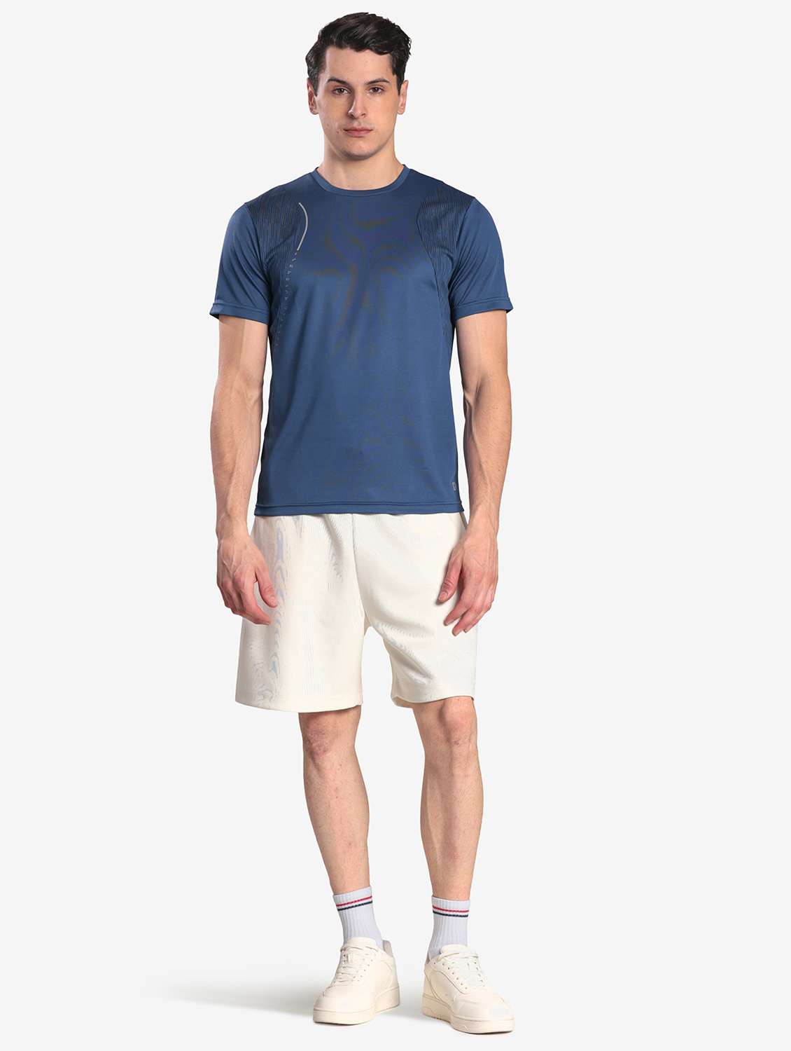 men solid short sleeve regular fit t-shirt - 22067502 - Standard Image - 4