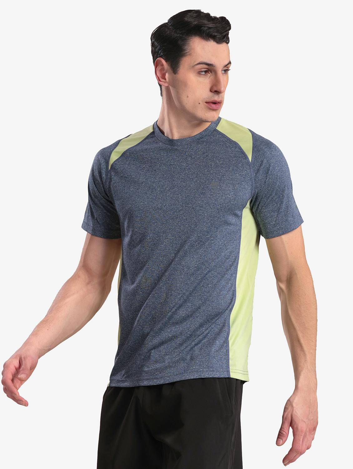 men color blocked short sleeve regular fit t-shirt - 22067505 - Standard Image - 1