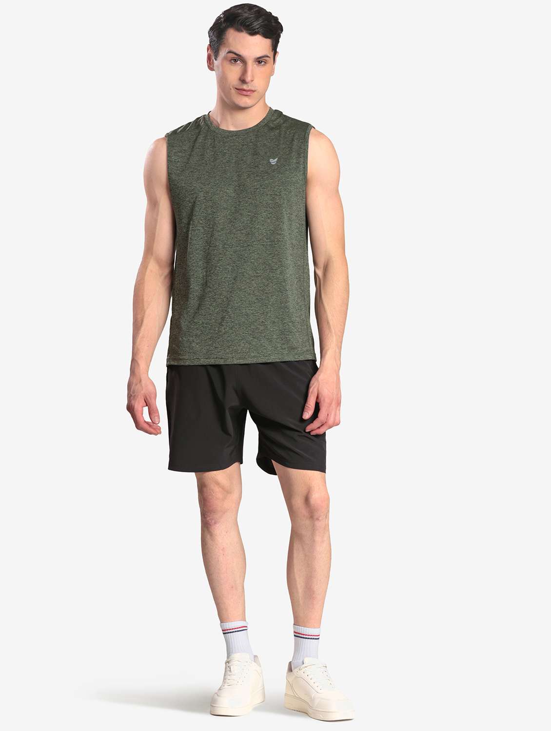 men printed sleeveless regular fit t-shirt - 22067523 - Standard Image - 4