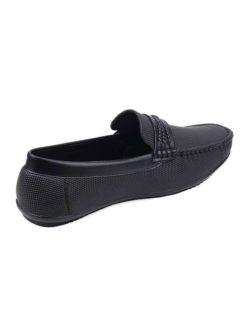 men black slip on loafer - 22067530 -  Standard Image - 4