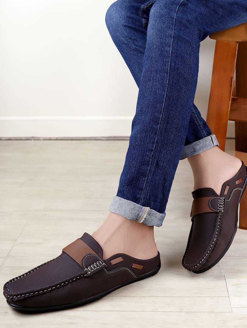 men color block slip on loafer - 22067532 -  Standard Image - 1