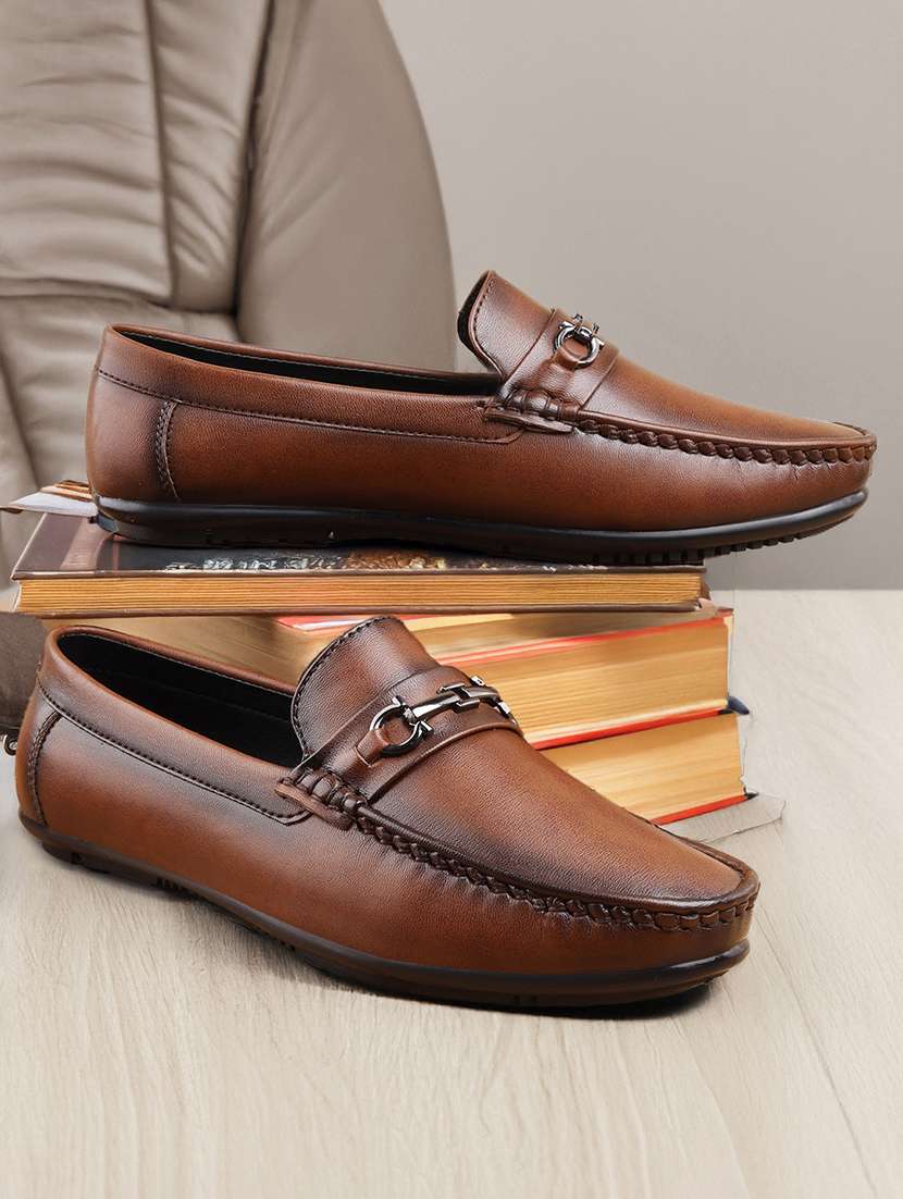 men slip on horsebit loafer