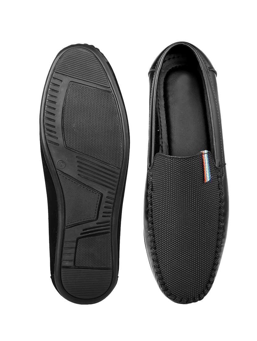 men solid slip on loafer - 22067548 - Standard Image - 4